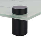 Aluminium Cap & Spacer Standoff with Satin Black Finish - 22mm x 25mm