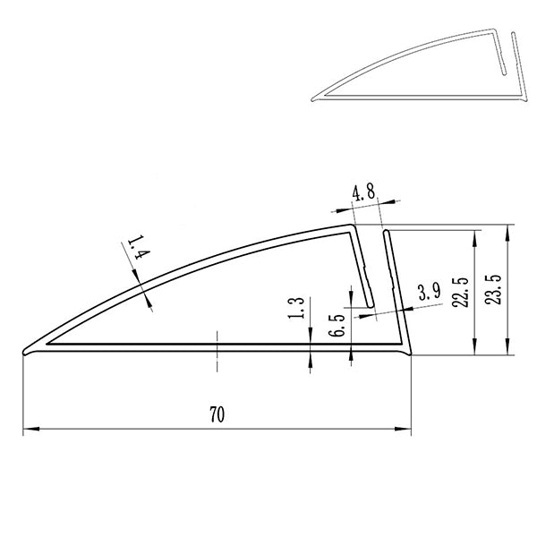 Desktop Wedge Sign Holder – anders-sign-fittings