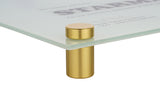 Aluminium Cap & Spacer Standoff with Yellow Gold Finish - 22mm x 51mm