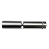 Aluminium Cap & Spacer Standoff with Natural Silver Finish - 22mm x 51mm