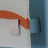 Aluminium Square Thin Head Standoff with Satin Silver Finish - 16mm x 26mm