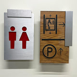 Adjustable Sign Brackets-Parallel to Wall