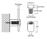 Stand Off Spacer schematic diagram