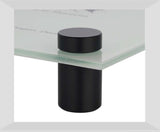 Aluminium Cap & Spacer Standoff with Satin Silver Finish - 16mm x 25mm