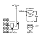 stand off spacer diagram 