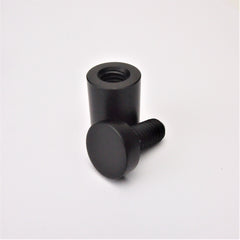 Standoffs - Aluminum with Black Satin Finish - 19mm Diameter x 25mm Length x M10 Thread