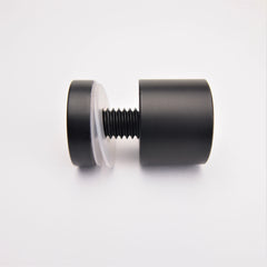 Standoffs - Aluminum with Black Satin Finish - 25mm Diameter x 19mm Length x M10 Thread