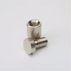 Brass 13mmx19mm satin chrome standoff