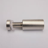 Brass standoff 13x25mm Satin Chrome