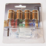 polished gold 19mm x 19mm in package 
