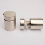 19mmx19mm Brass standoff spacer satin chrome