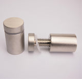 Stand Off Spacers 19mmx25mm satin Chrome