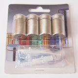 Brass 19mmx25mm standoff satin chrome blister pack