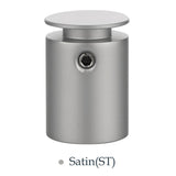 Aluminium Round Thin Head Standoff with Satin Silver Finish - 19mm x 26mm