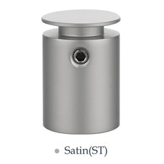 Aluminium Round Thin Head Standoff with Satin Silver Finish - 13mm x 21mm