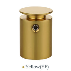 Aluminium Round Thin Head Standoff with Yellow/Gold Finish - 19mm x 26mm